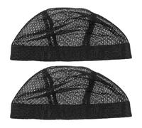LIFKICH 2pcs Elastic Breathable Wig Caps Wig Nets for Hairdressing Stretchy Hat Hair Net for Daily Use and Styling