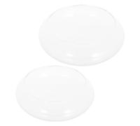 LIFKICH 2pcs Glass Fish Bowl Hydroponic Planter with Wide Bowl Design and Thickened Base, round Aquarium Suitable for Betta Fish and Small Aquatic Animals, for Desktop and Home Nursery