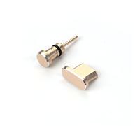 LIFKICH 2pcs Micro USB and Earphone Jack Dust Plugs Compatible Phones Durable Lint Splash Protection with Carrying Case Easy Installation