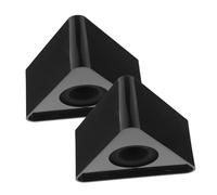 LIFKICH 2pcs Microphone Flag Station Portable Logo Stand for Interviews Conferences Public Speaking Material for Professional Appearance