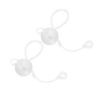 LIFKICH 2pcs Pen Holder Theft Chain Silicone Base Elastic and for Reception Desks and Writing Boards Prevents Loss and Theft of Writing Instruments