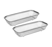 LIFKICH 2pcs Stainless Steel Chopstick Storage Box Small Cutlery Organiser Dishwasher Silverware Basket