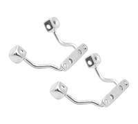 LIFKICH 2pcs Stainless Steel Glasses Nose Pads Replacement for Full-frame Glasses, Silver Anti-skid Nose Pads Providing Comfort and Sturdy Support for Everyday Use