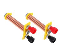 LIFKICH 2pcs T Shaped Solenoid Electromagnet for Physics Education Tool Demonstrates Principles of Electromagnetism Copper and Plastic Materials for Circuit Teaching and Science Experiment