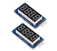 LIFKICH 2pcs Tube Led Display Module Anode Digital Clock Brightness for Induction Cookers and Appliances Easy Installation Wire Control