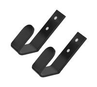 LIFKICH 2pcs Wall Mounted Keyboard Holder Acrylic Wall Storage Shelf for All Keyboard Types Space Saving Design Easy Installation Durable Acrylic Construction Black