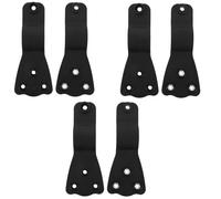 LIFKICH 3 Pairs Wheelchair Backrest Mounting Hardware Replacement Parts Black Plastic Metal Sturdy Material Secure Backrest Connection Universal Fit for Manual and Electric Wheelchairs