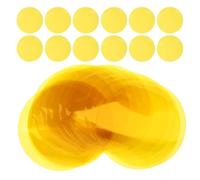 LIFKICH 30pcs Color Filter Sheets Self Adhesive Light Diffuser Film 70mm round Pet Material Easy Installation Resists Fading Warm Light Filter for Bedrooms and Kitchens