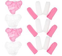 LIFKICH 30pcs Disposable Non-woven Women’s Briefs for Sauna and Spa, Practical Bath Underpants Multipack 15 Pink 15 White Panties, Lightweight and Breathable Salon Knickers