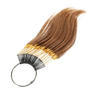 LIFKICH 30pcs Real Hair Color Charts Hair Dying Samples Comfortable to Touch Storage Light Weight for Hairdressers Beauty Shop Use