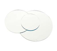 LIFKICH 3pcs Acrylic Mirror Plates for Wall Decor Photography Props True Mirror Stand Hanging