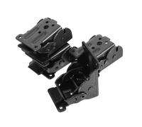 LIFKICH 4 Pcs Self Locking Folding Brackets Foldable Table Leg Hinges Sturdy Support for Coffee Tables Workbenches Space Saving Hardware Black Bronze