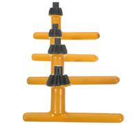 LIFKICH 4Pcs Drill Chuck Key Universal Press Wrench for Electric and Bench Drills 10Mm 13Mm 16Mm 20Mm Clamping Tool with Sturdy Handle for Workshop Applications