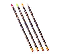 LIFKICH 4pcs Nail Dotting Tool with Adhesive Rhinestone Picker Pens for DIY Manicure Nail Art Lightweight in Yellow White Rose Red Fluorescent Green for Professional and Home Use