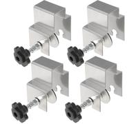 LIFKICH 4pcs Stainless Steel Drawer Front Clamps Adjustable Cabinet Fixing Clips for Wood Panels Large Clamping Area Even Force Installation Tool for Drawer Face Alignment