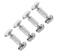 LIFKICH 4pcs Sturdy Anti-slip Tool Anti-sloshing Actuator 35x20x5inch Stainless Steel Adjustable Bedside Fixer for Family Bedroom Home Supplies