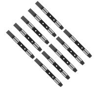 LIFKICH 5 Pairs Screwless Hard Drive Rail Brackets for 3.5 Inch HDD Mounting, Black Plastic Chassis Rails with Hot Swapping Support and Enhanced Heat Dissipation for Desktop Upgrades