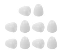 LIFKICH 5 Pairs Stethoscope Ear Tips Replacement in White Silicone, Soft Gourd-shaped Earbuds with Noise Reduction and Flexible Design, Comfortable Fit for Nurses and Doctors