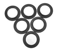 LIFKICH 50 Pcs Lamp Shade Collar Rings Durable Plastic Socket Adapter Lock Replacement for Ceiling Lights Chandeliers and Lampshades Practical Lamp Holder Rings