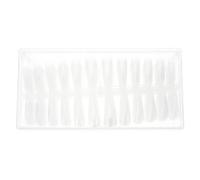 LIFKICH 504pcs Fake Nails Tips Full Cover Fake Nails End Plastic Easy to Paint Nice Holding The Color Professional Salon Friends Daily Use