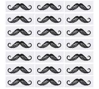 LIFKICH 50pcs Nose Hair Stickers and Beard Mustache Stickers for Hair Removal, Comfortable Black Pp Material with Easy Application, for Beginners at Home Or on The Go