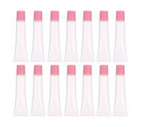 LIFKICH 50pcs Refillable Lip Balm Container Tubes 15g Plastic Portable Environmental Easy to Carry for Business Trip