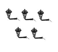 LIFKICH 5Pcs Mini Model Lamps European Style Adorable Wall Light Decor for DIY Projects for Miniature Gardens Creative Decoration Supplies