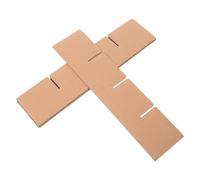 LIFKICH 5pcs Paper Cardboard Divider for Shipping Boxes, Grid Structure for Goods Protection and Easy Assembly, 82x82x80mm, Suitable for Unpacking and Shipping