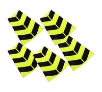 LIFKICH 5pcs Reflective Sleeves for Traffic Cones High Visibility Pvc Wraps with Strong Night Visibility and Easy Quick Use Suitable for Parking Lot Cones in Urban Roads and Parking Lots