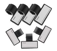 LIFKICH 6pcs Double-sided Handheld Stethoscope Name Id Tags Portable Identification Labels Set for Medical Professionals