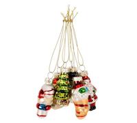 LIFKICH 6pcs Ornaments for Tree Large Tiny Christmas Ornaments from Festive Xmas Hanging Party Decoration Pendant DIY