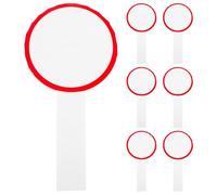 LIFKICH 6pcs Red Small Dry Erase Boards for Scoring and Voting, Reusable Foam Scoreboards with Practical Writable Surface for DIY Writing and Sports Use
