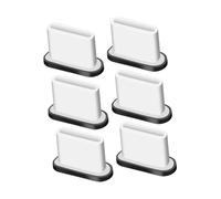 LIFKICH 6Pcs USB C Dust Plug Type C Charging Port Protective Stopper Durable Cover for Mobile Phones Easy Installation Prevents Dust and Debris From Entering