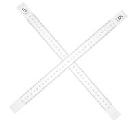 LIFKICH Acrylic Rolling Pin Guide Ruler for Dough Measuring Baking Thickness Strips for Even Bread Cookie Pizza Dough Rolling Flexible and Easy to Clean Kitchen Tool