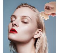 LIFKICH Anti-Static Wooden Head Massager Comb for Hair Loss Prevention Smooth Polished Natural Material Scalp Massage Tool Relax Muscle Tension and Stress Small Practical Massage Comb for