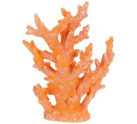 LIFKICH Artificial Coral Branch Decor Resin Sculpture with Realistic Details and Strong Longevity, Vibrant Yellow Fake Coral Reef for Aquarium Or Desktop, for Marine Tank and Office Space