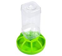 LIFKICH Automatic Water Feeder Reptile Drinking Bowl Plastic Green | Easy Refilling, Continuous Supply, for Outdoor Enclosures, Suitable for Hermit Crabs