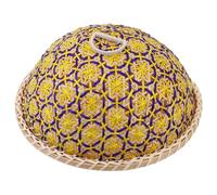 LIFKICH Bamboo Storage Basket Food Cover Woven Holder with Rational Capacity Design and Strong Practicability, Delicate Chic Rustic Style for Home Use