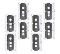 LIFKICH Blank for Audio Recording and Teaching with Case Audio 8pcs Cassette Tape Suitable for Educational Content and Retro Party Voice Messages