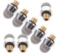 LIFKICH Capacitive Stylus Tips Replacement 8Pcs M5 External Thread Silver Fiber Cloth for Tablets and Drawing Stylus Pens Precise Navigation and Smooth Writing