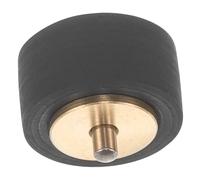 LIFKICH Cassette Tape Recorder Pinch Roller Copper Replacement Wheel for Audio and Video Decks Stable Friction Rubber Surface Compact for Tape Recorder Repair and Maintenance