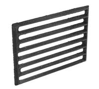 LIFKICH Cast Iron Fire Grate for Firewood Stove Thickened 21.5x16cm High Temperature Resistant Fireplace Grate with Square Cover Silver Black for Burning Stove