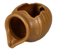 LIFKICH Ceramic Fountain Jar Water Dispenser Smooth Water Flow Hydroponic Features Balcony Patio Garden Decor Indoor Tabletop