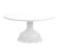 LIFKICH Ceramic High-base Cake Display Stand with Large Capacity for Party Decoration and Christmas Elegant and Unique Cake Tray for Storing at Weddings and Birthdays
