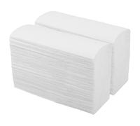 LIFKICH Commercial Paper Towels with Large Capacity 2 Pack White Paper Hand Towels Quickly Soak up Moisture and Resist Tearing for Restaurants and Hotels for Bathroom and Public Use