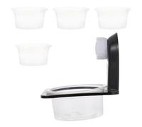 LIFKICH Compact Lightweight Plastic Crested Gecko Food Bowl with Single Cup Design, Practical Reptile Feeder and Water Tray for Reptile Pets, Feeding Supplies for Stable Lizard Care