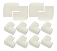 LIFKICH Corner Protectors for Protecting Use during Transporting and Moving 12pcs White Foam U-shaped Multi-functional Edge Guards for Furniture and Photo Frames