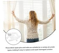 LIFKICH Curtain Repair Accessories Repair Kit Shutters Replacement Plantation Shutter Small Plastic