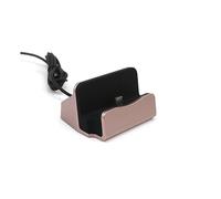 LIFKICH Desktop Charger Station for Fast Charge and Docking Cradle for Edge Portable Phone Holder for Rose Gold