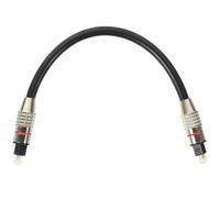 LIFKICH digital optical audio cable audio cable for tv 0.2m square connector black PVC PMMC with protective cover for plasma CD player
